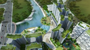 cidade ecológica de Punggol Singapura